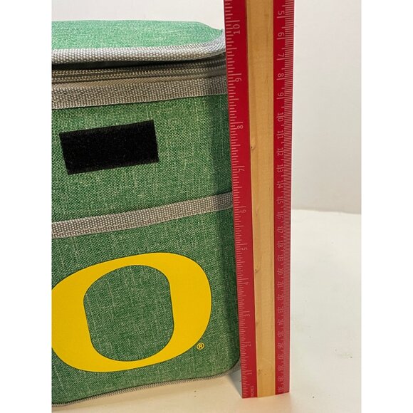 NCAA Oregon Ducks insulated lunch bag soft cooler tote 9 1/2" x 6 1/2" x 4 1/2" - Picture 14 of 16